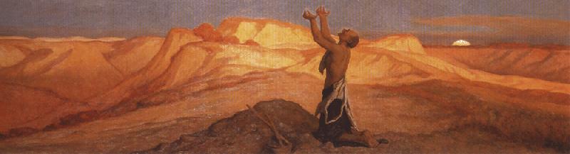 Elihu Vedder Prayer for Death in the Desert.